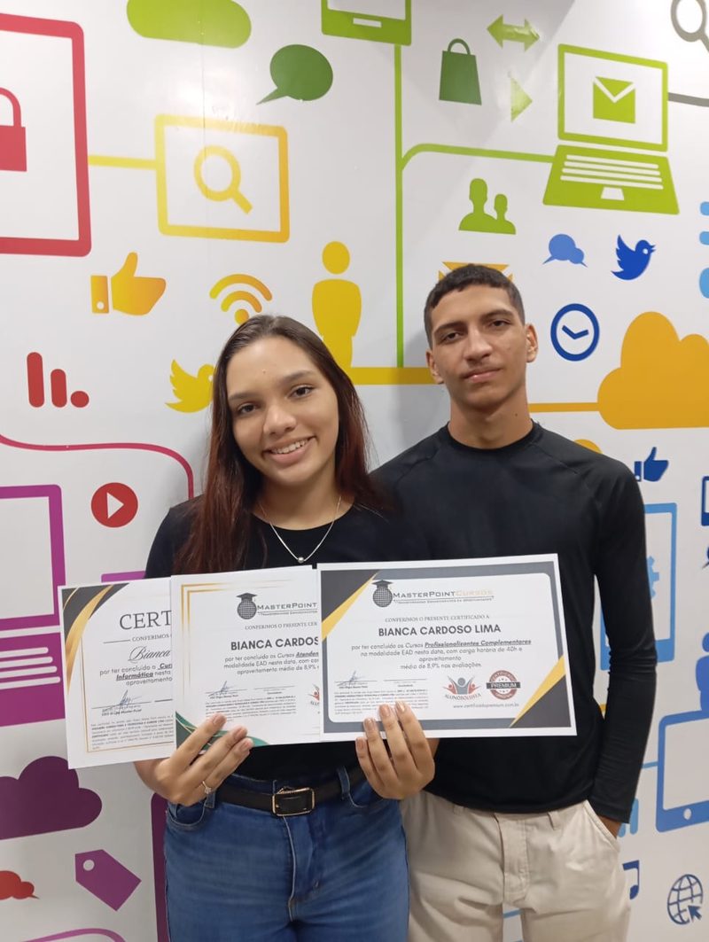 Alunos certificados da Master Point
