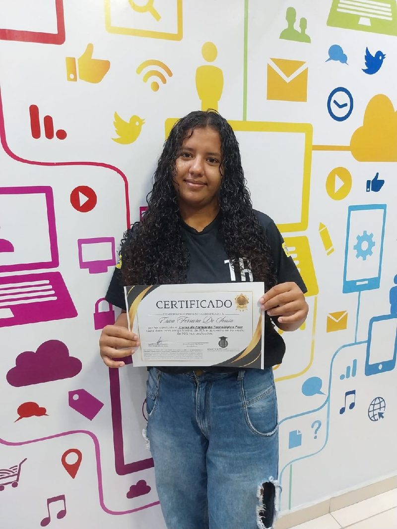 Aluna certificada da Master Point